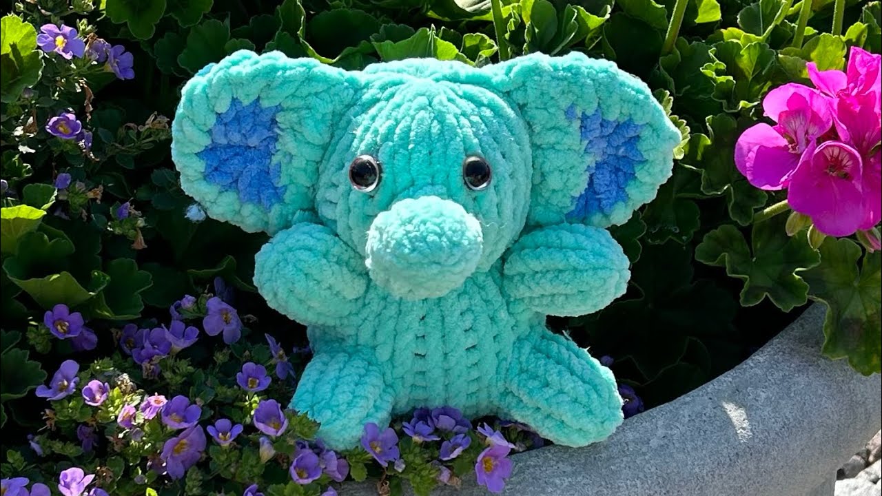 Baby Elephant ~ Loom Knitting 🧶