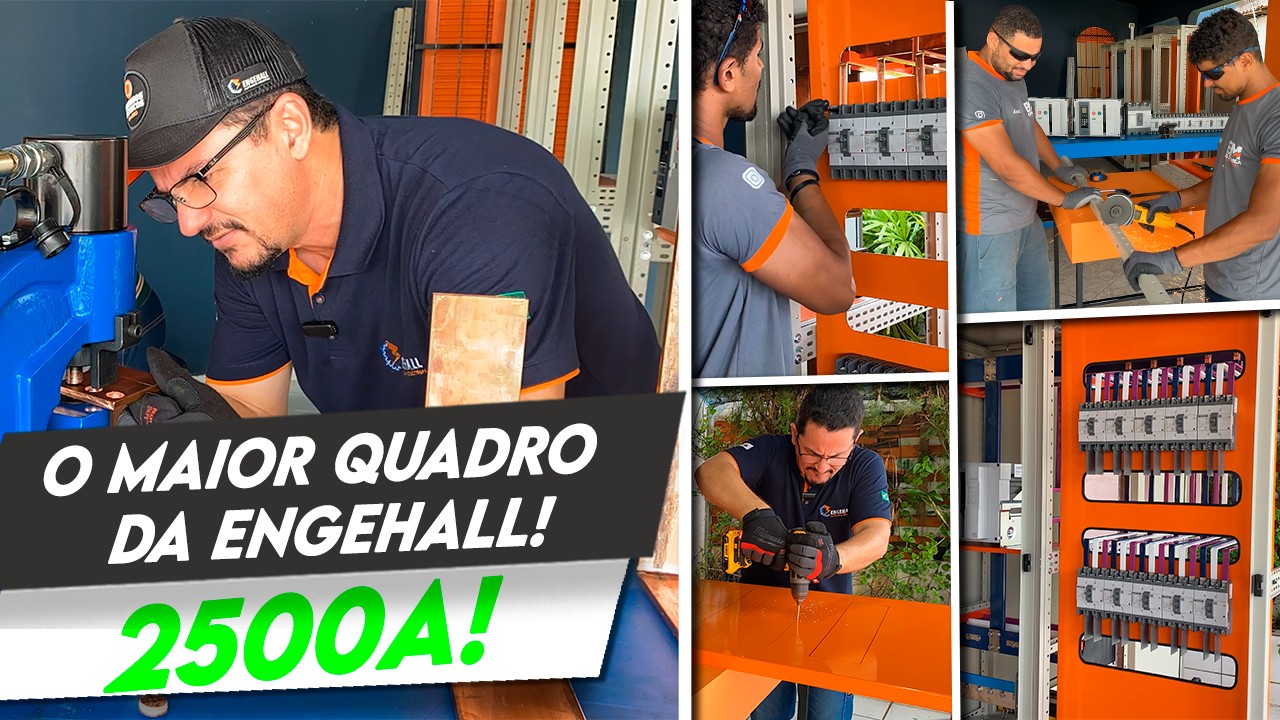 Como MONTAR um QUADRO EL&Eacute;TRICO de 2500A (passo a passo)? 😱🤯