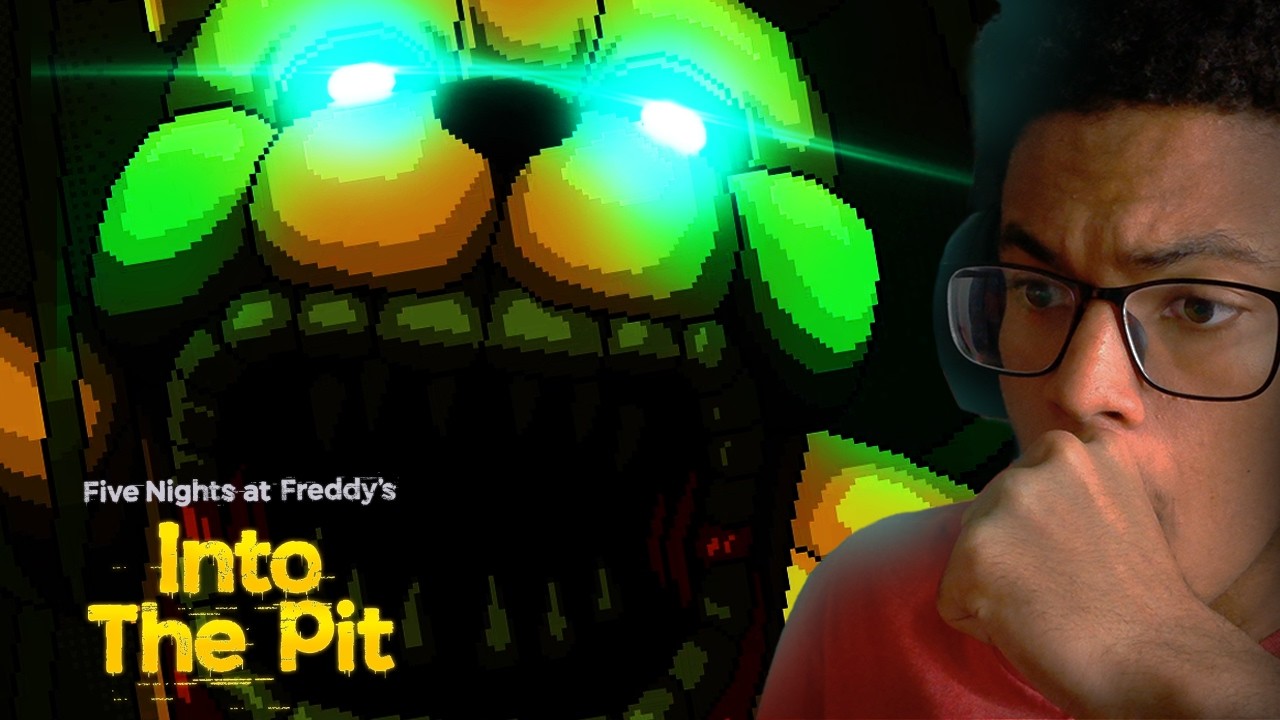 WE BEAT THE GAMEEE!!!! | Five Night's at Freddys Into The Pit pt. 5