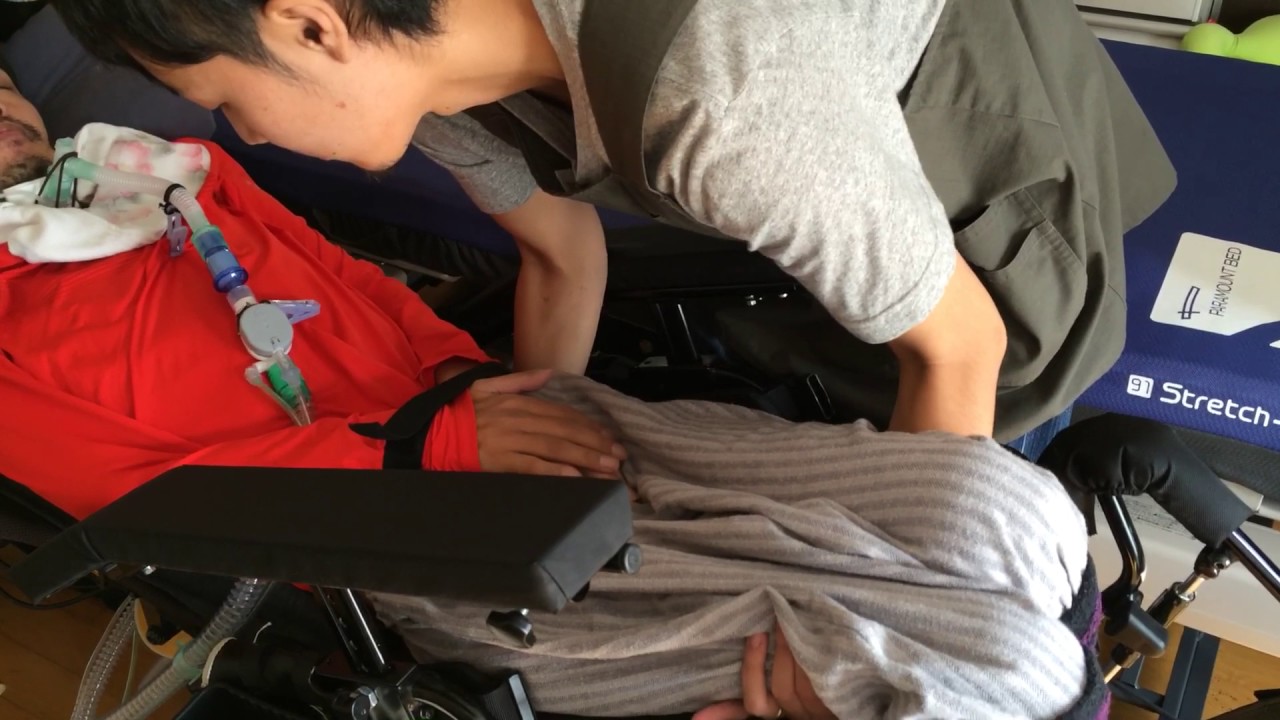 ALS 車椅子 移乗1/3 解説付き⭐️チャンネル登録お願いします⭐️