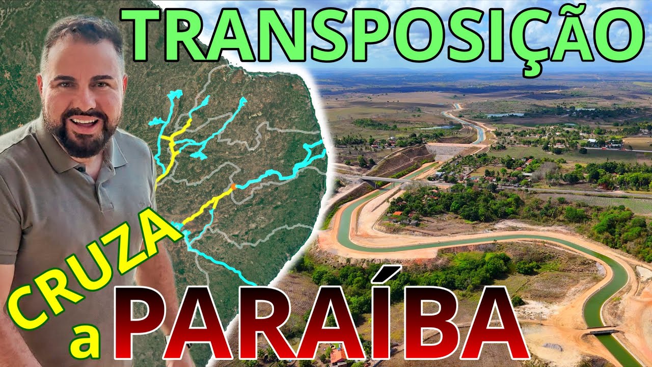 Água do SÃO FRANCISCO vai até LITORAL. a MAIOR e MAIS CARA construção hídrica da história da Paraíba