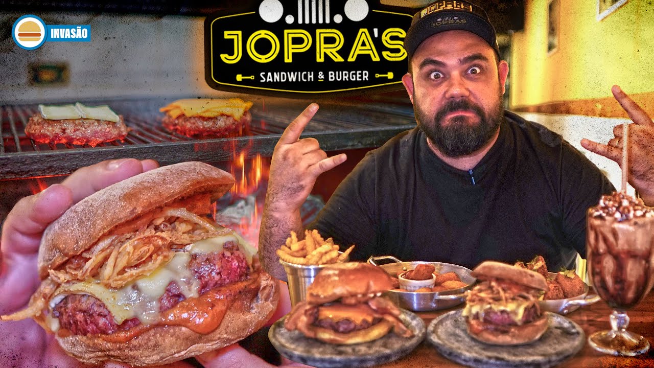 🔥 BURGERS PARRUDOS FEITOS NO CARVÃO - INVASÃO JOPRAS | Hambúrguer Perfeito