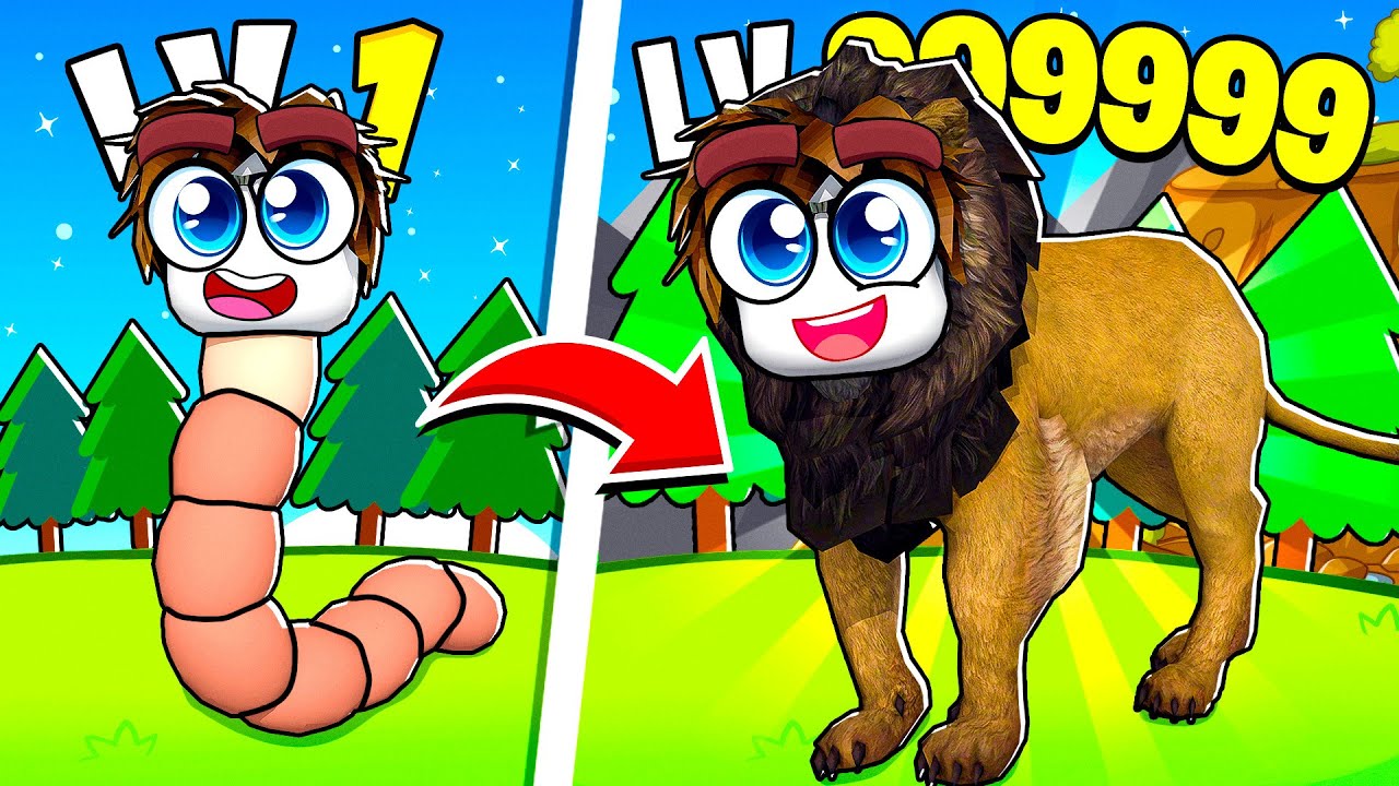 AKU EVOLUSI MENJADI BINATANG TERKUAT DI ROBLOX!!!
