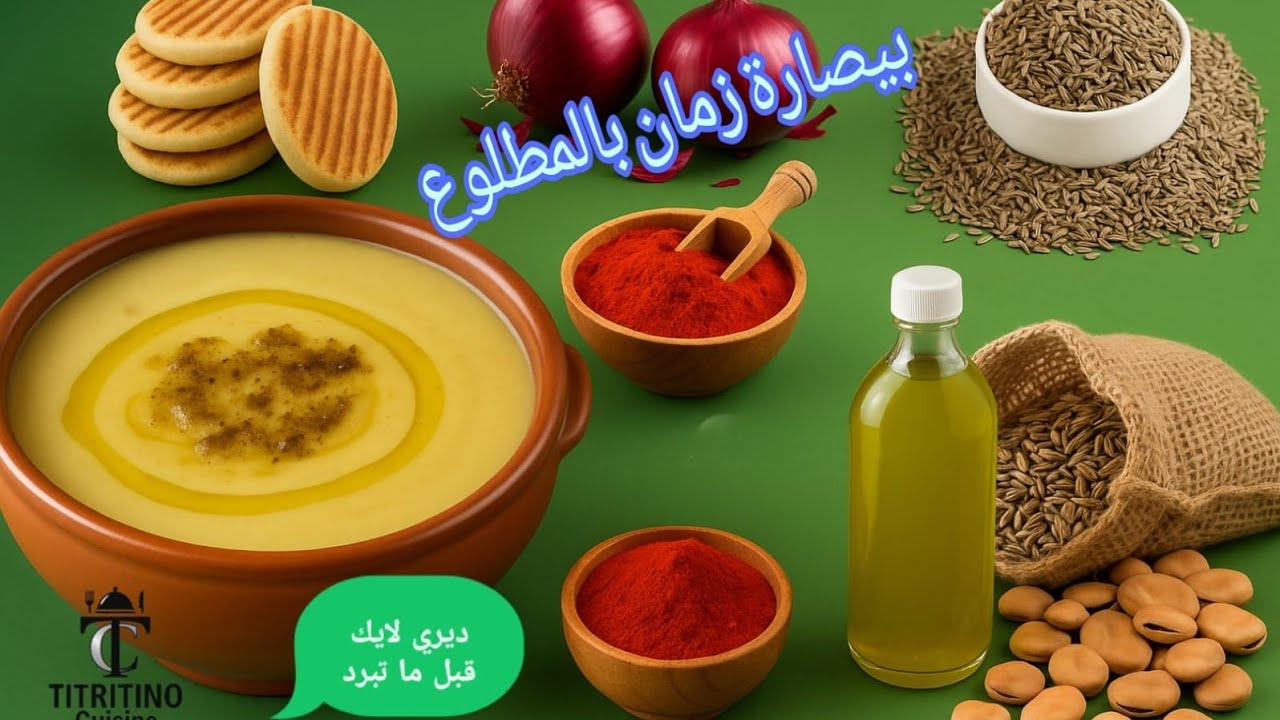 واحد المكون إلا درتيه في البصارة 🤔بسرعة تتهضم ليك وتتجي فيها واحد اللذة عجيبة👌👌👌👌