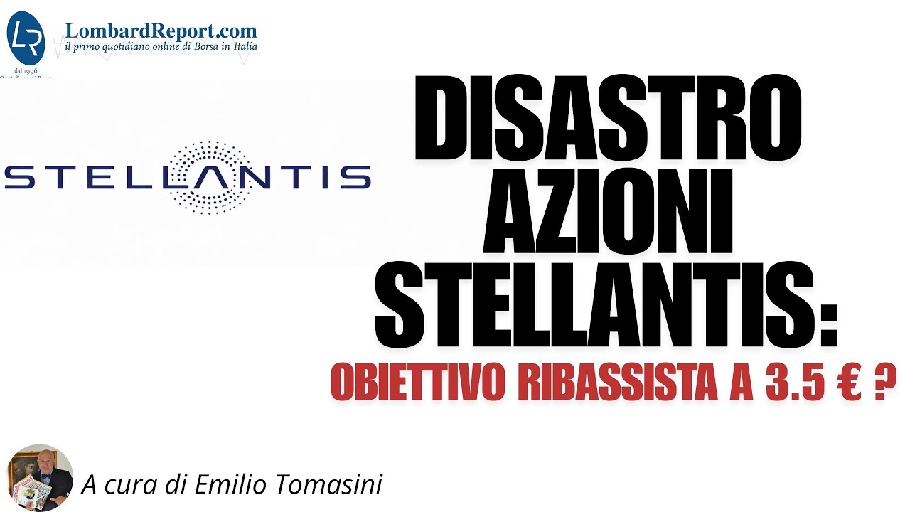 Disastro azioni Stellantis: Obiettivo ribassista a 3.5 € ?