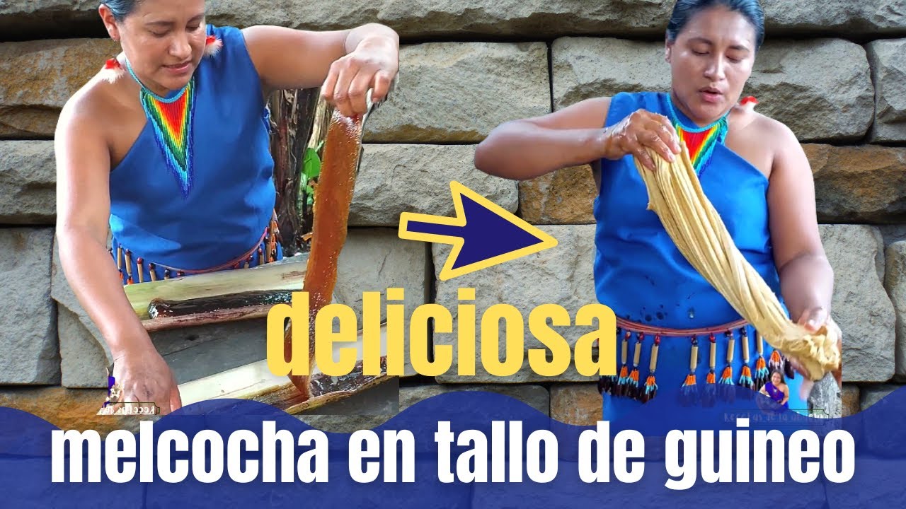 Melcocha de miel de caña con maní / Recetas de la abuela