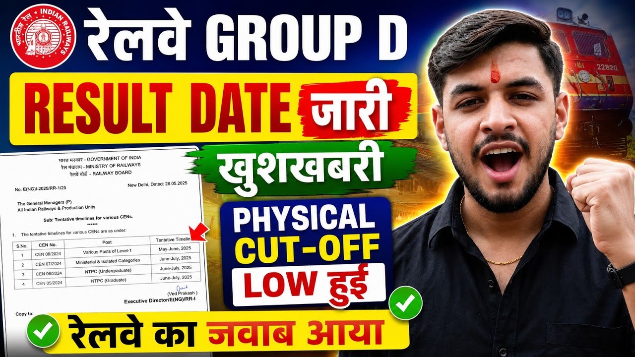 रेलवे का बड़ा जवाब: RRB Group D Result Date 2026 | Railway Group D Result Kab Aayega?
