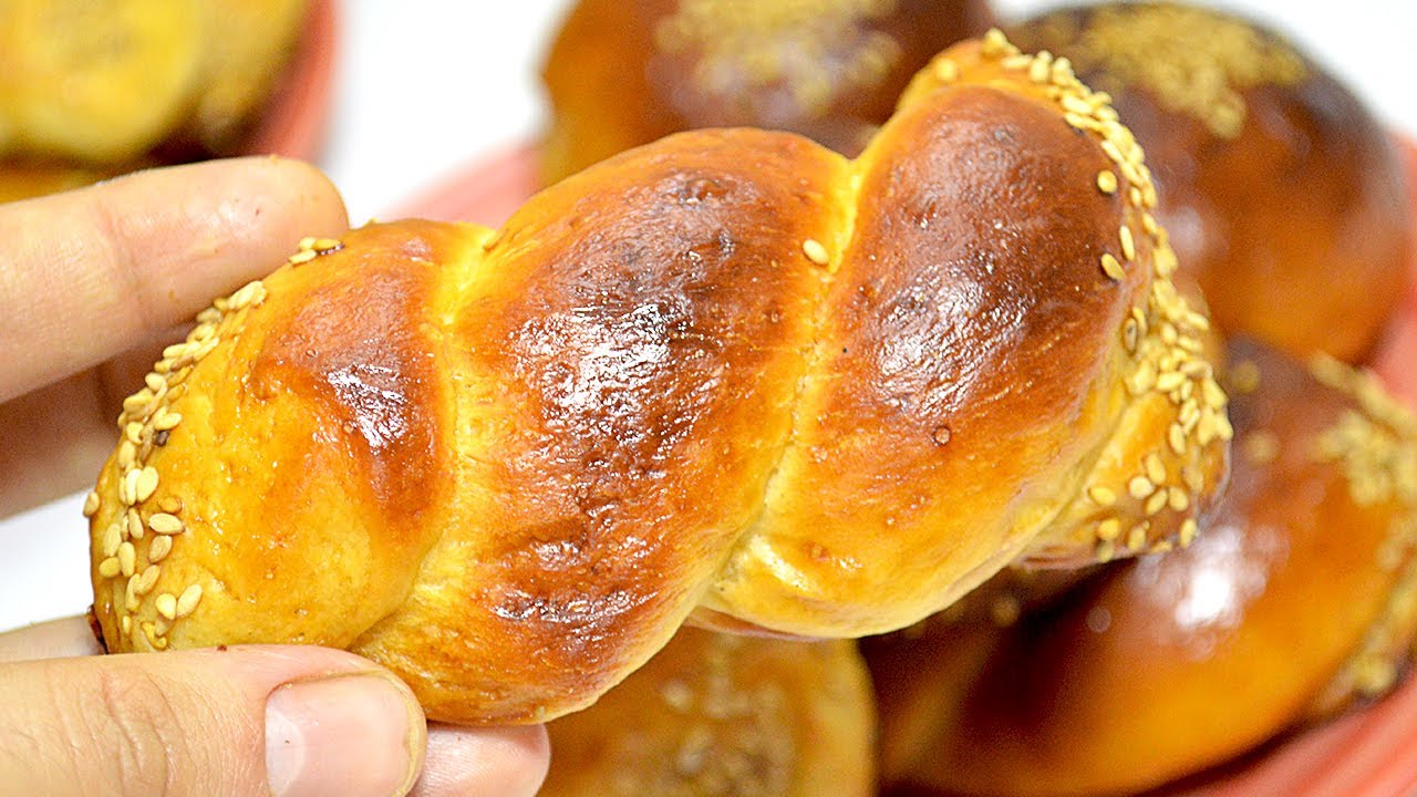 بريوش اللبن لفطور الصباح أو اللمجة بدون دلك أو مجهود خفيف كالقطن بطريقة مميزة