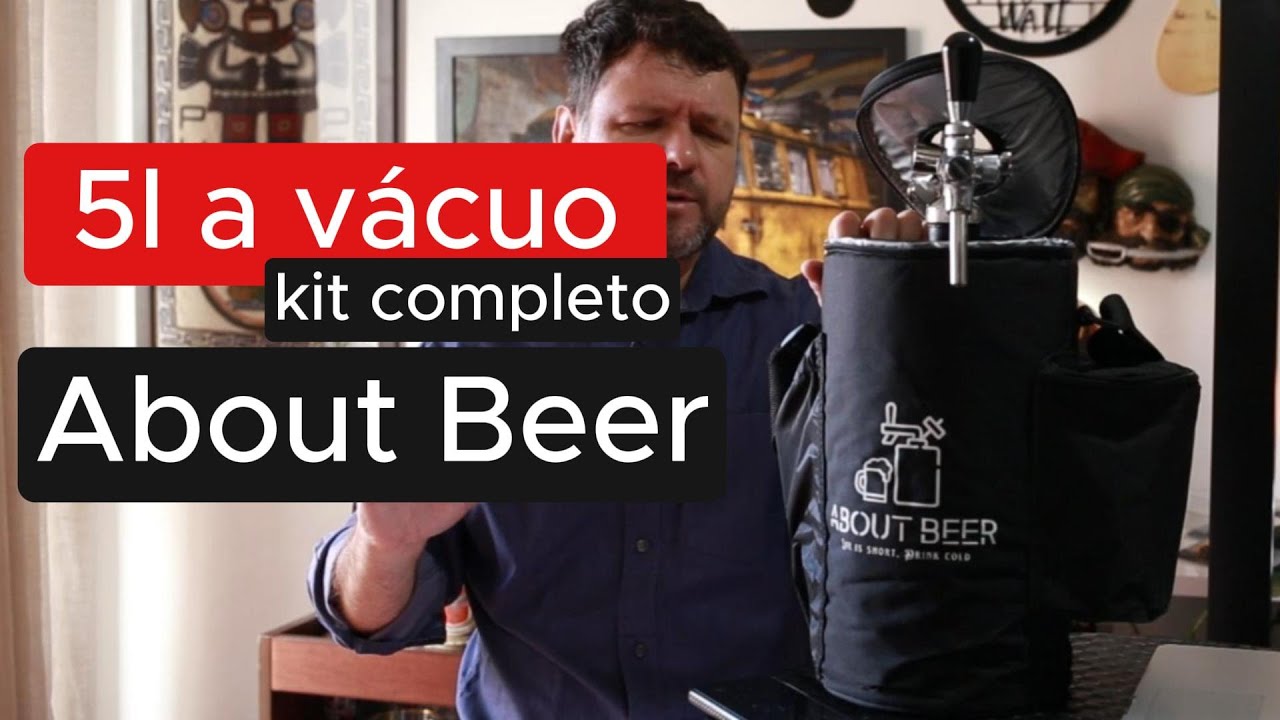 About Beer - um baril de 5 litros a vácuo muito bem acabado