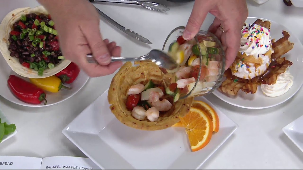 Yes Chef! Personal Waffle Bowl Maker on QVC