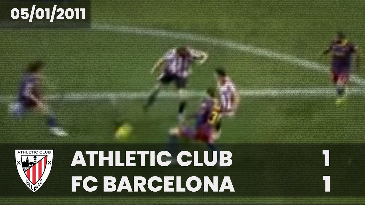 ⚽ [Copa del Rey 10/11] 1/16 ida I Athletic Club 1 – FC Barcelona 1 I LABURPENA
