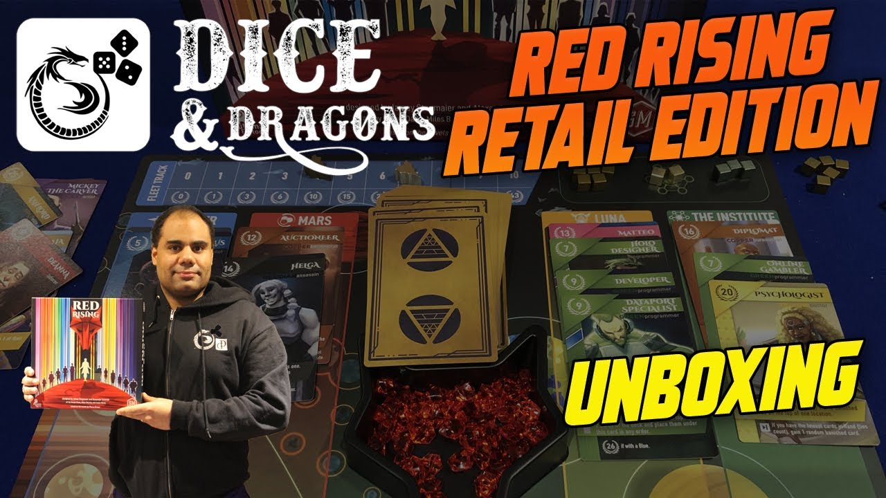 Dice and Dragons - Red Rising Retail Edition and Upgrade Pack Unboxing
