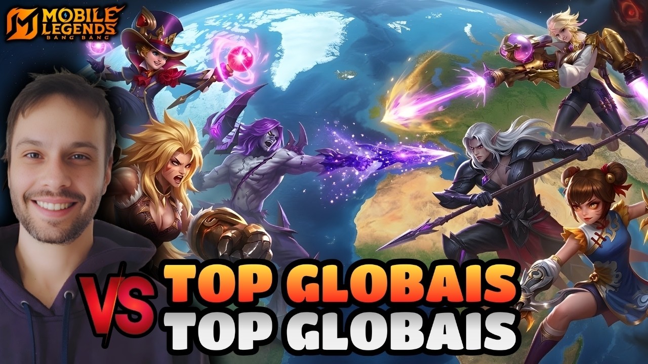 SEIS TOP GLOBAIS EM UM JOGO BRUTAL - Harley Gameplay MLBB