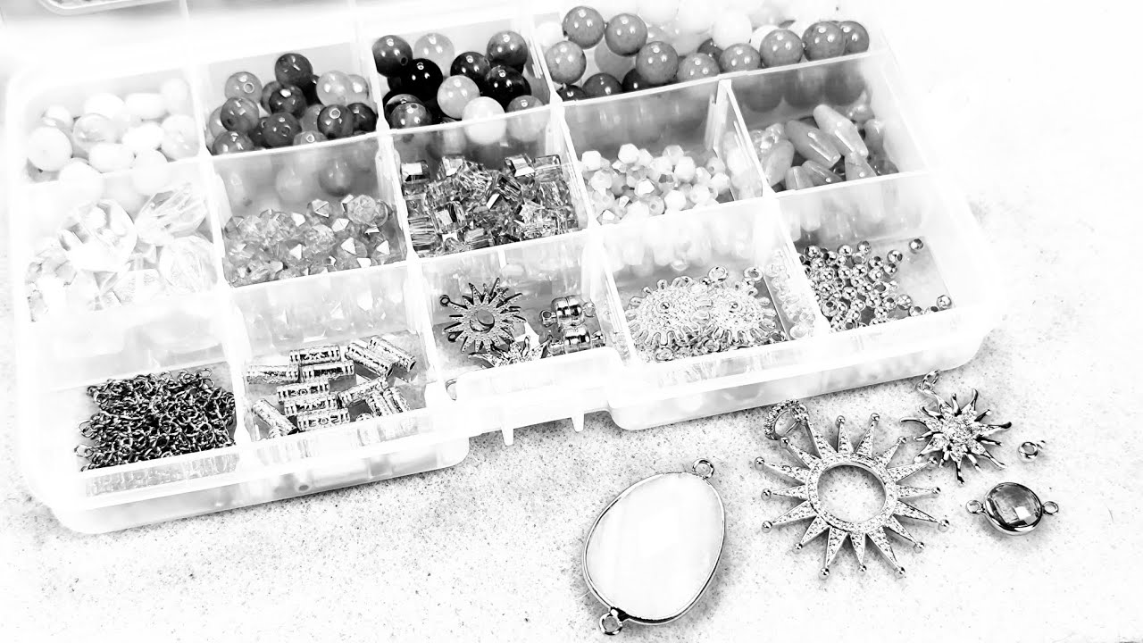 Organizing the March 2026 Bargain Bead Box: Here comes the sun! 😎