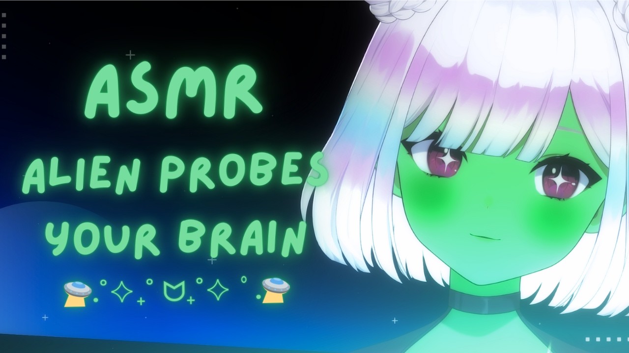 【ASMR】инопланетянин исследует ваш мозг в поисках знаний👽💚 | ролевая игра✏️ | задаёт вам вопросы📗👀...