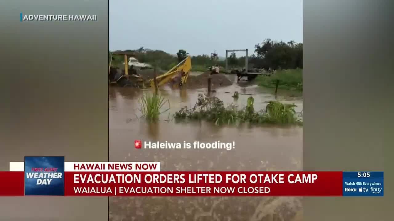 Evacuation of Otake Camp in Waialua lifted