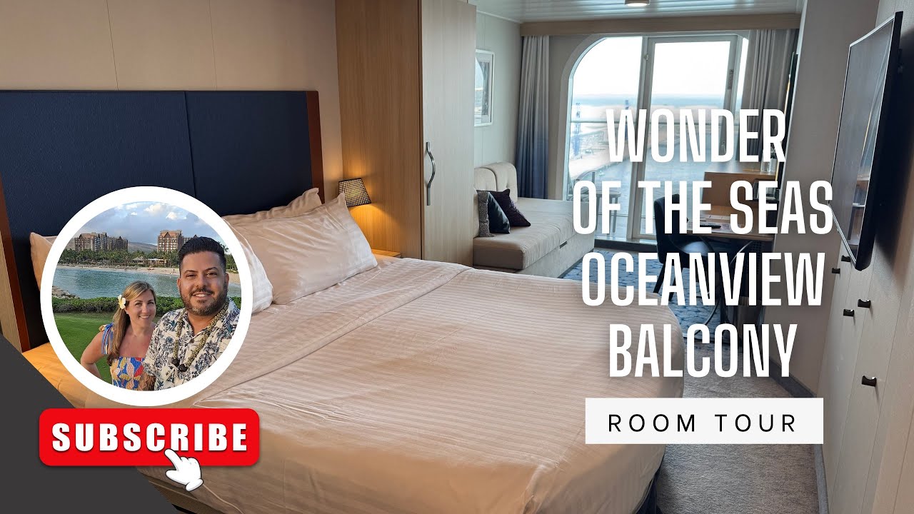 Wonder of the Seas - Oceanview Balcony - Room Tour