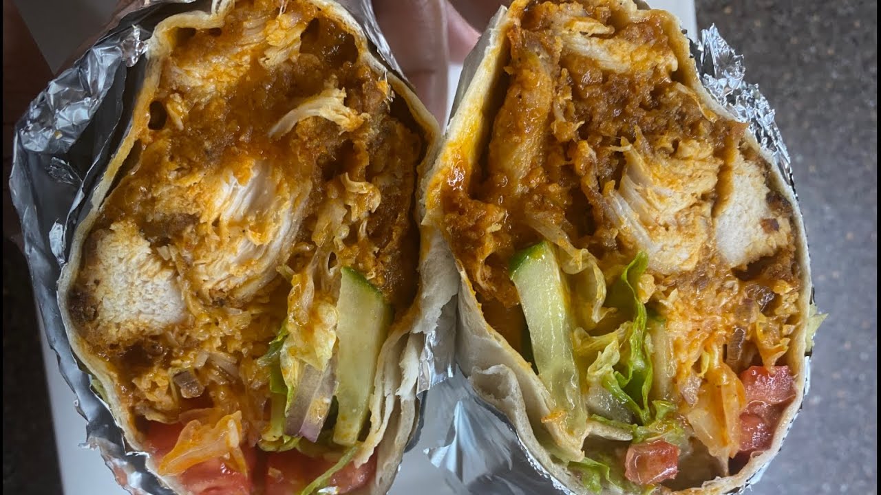 Flavor BOMB 💣💣Spicy Crispy Buffalo Chicken Wrap! 🔥🔥