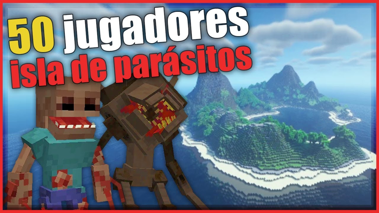 Sobreviviendo 100 D&iacute;as en una Isla de Par&aacute;sitos Con Mis Seguidores │ El Mod M&aacute;s Dif&iacute;cil de Minecraft