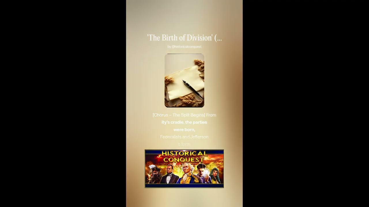 'The Birth of Division' The First Political Parties of the United States 2