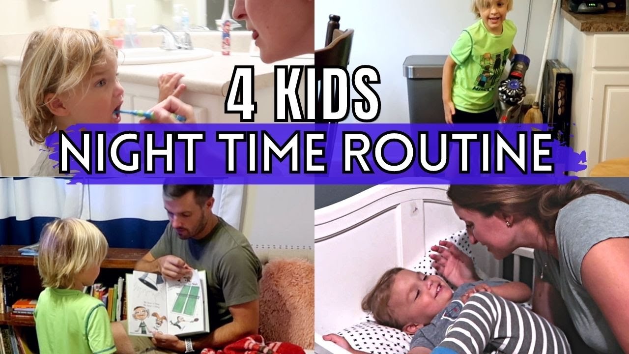 Family of 6 Evening Routine | Our Bedtime Routine with 4 Kids!