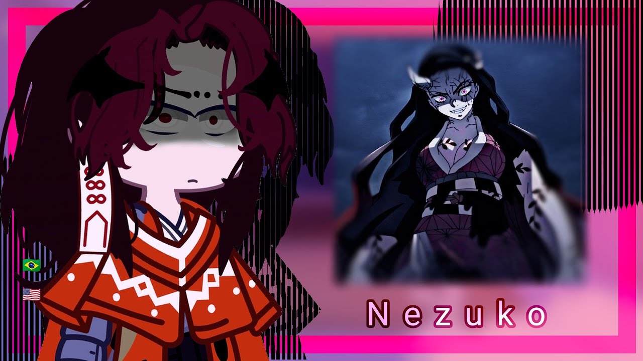 •|Past Kamado Family react to Nezuko//KNY//• Gacha Club