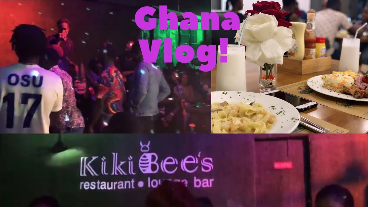 LATE NIGHT IN ACCRA || BEST OF KARAOKE NIGHT AT KIKI BEES || GHANA VLOG 🇬🇭