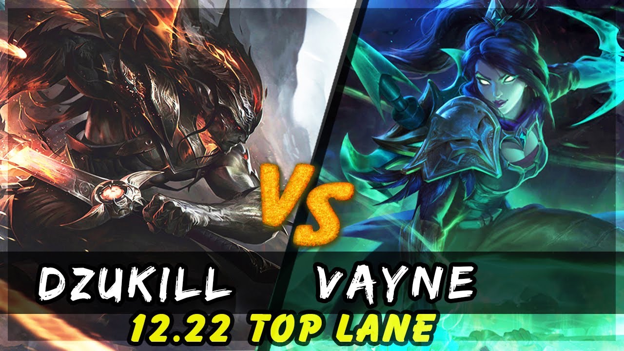Dzukill - Yasuo vs Vayne TOP Patch 12.22 - Yasuo Gameplay