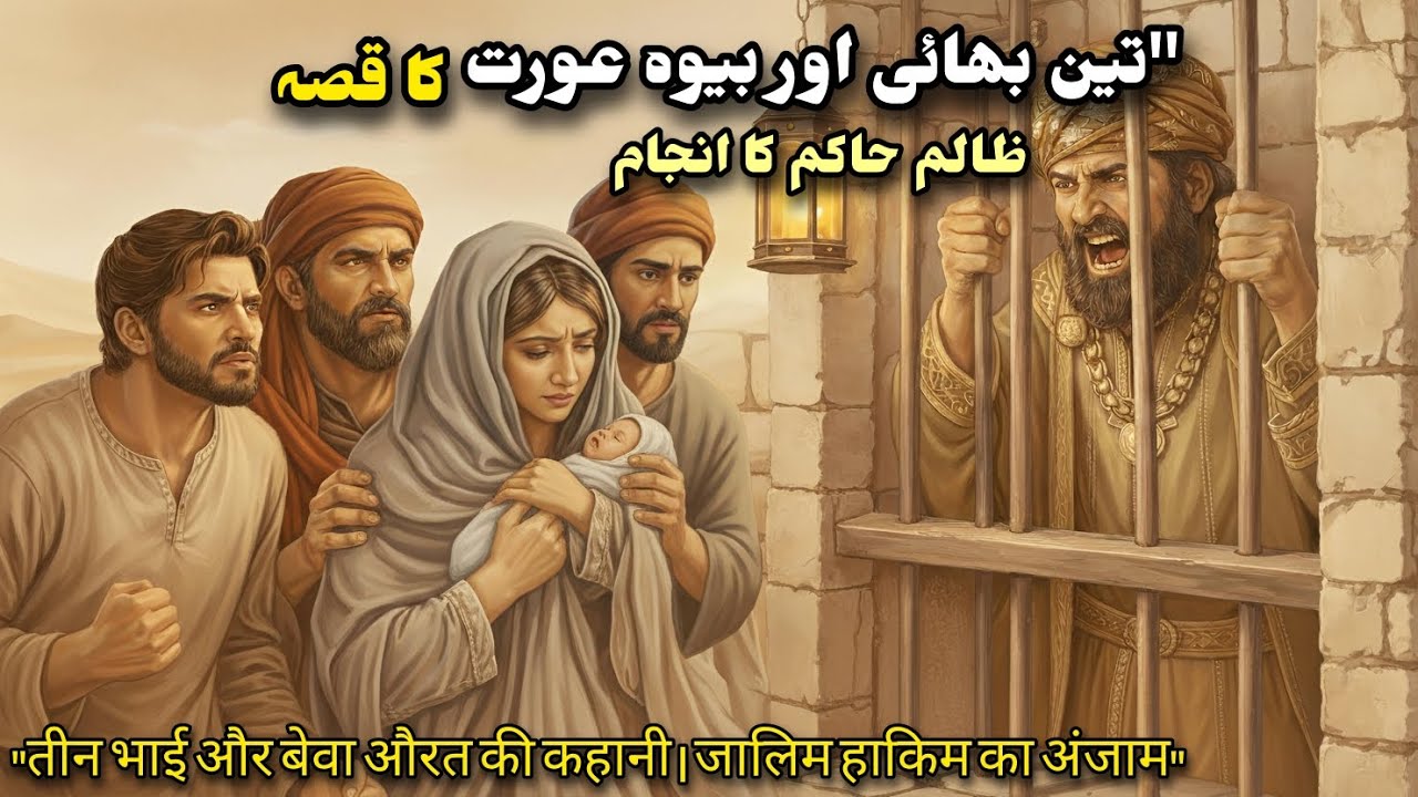 Teen Bhai Aur Beva Aurat Ka Kissa | Zalim Hakim Ka Anjaam | Moral Story #HindiKahani #MoralStory