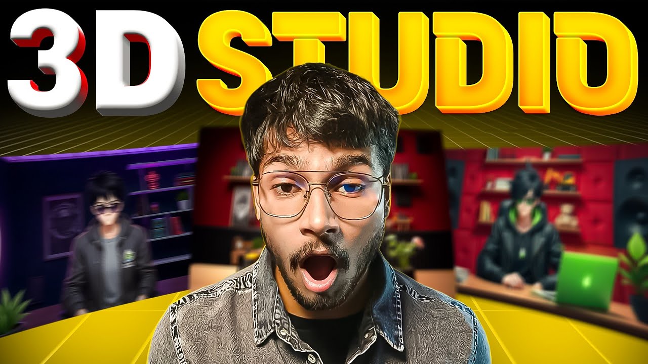 How To Create 3D Studio In Mobile | 3D STUDIO Like Tube Sensei & Logicrowned