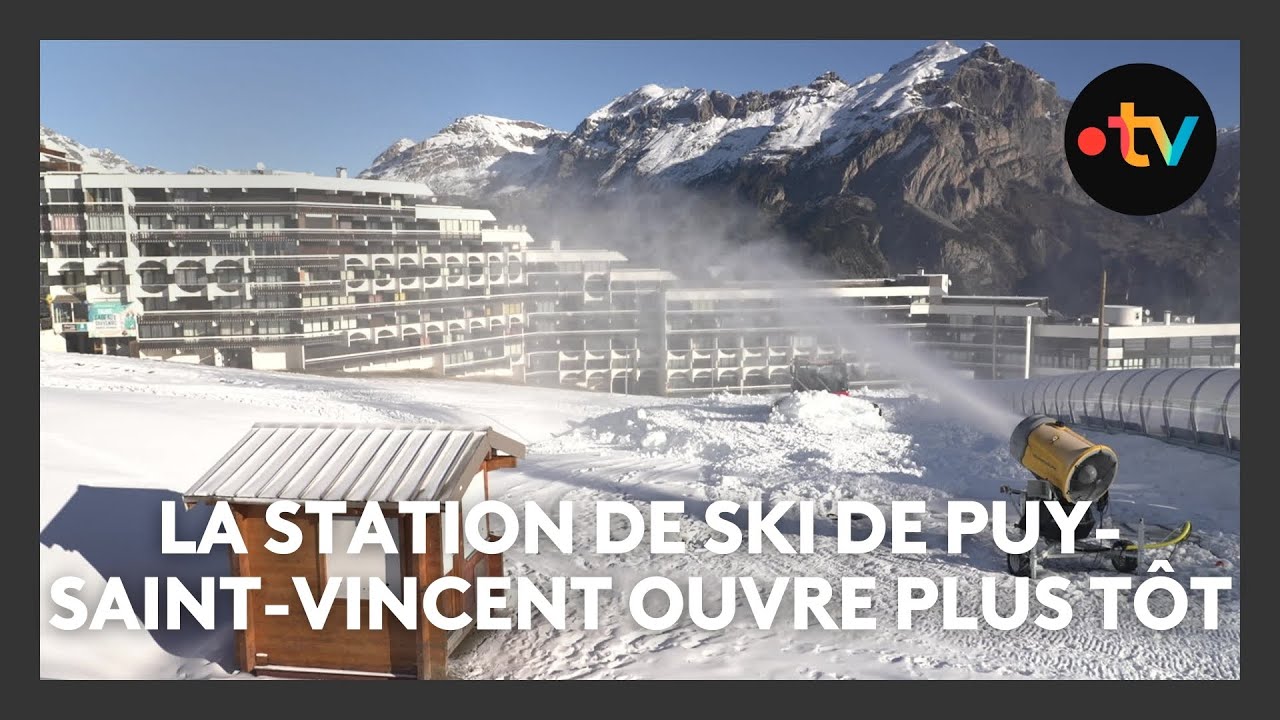 La station de ski de Puy-Saint-Vincent va ouvrir une semaine plus tôt que prévu