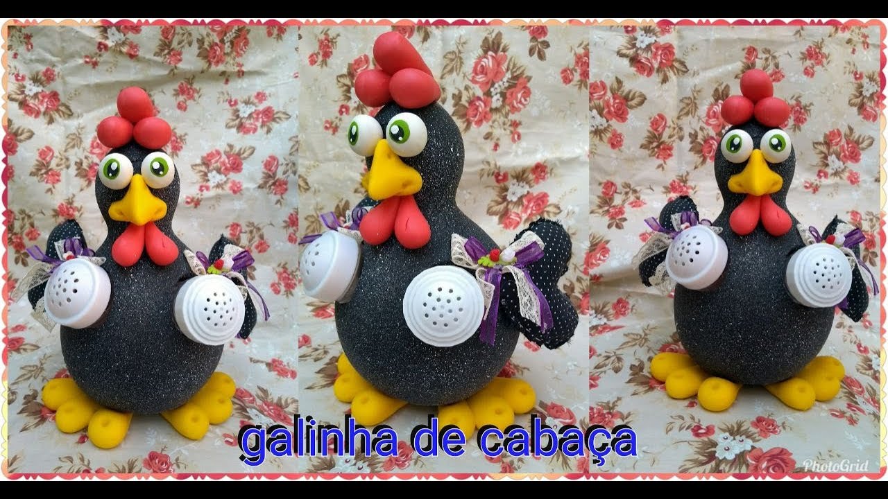 GALINHA DE CABAÇA /FÁCIL DE FAZER /DECORAÇÃO DE COZINHA /DIY