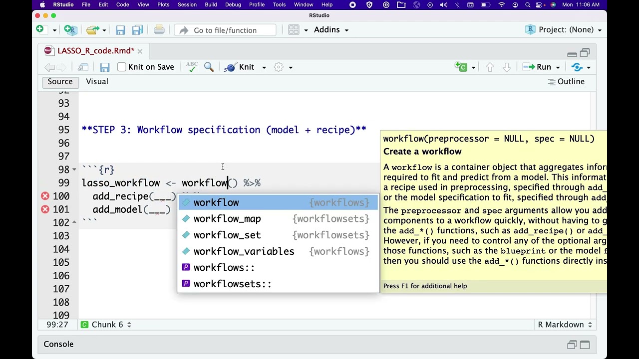 R code tutorial: regression -- LASSO (Part 1)