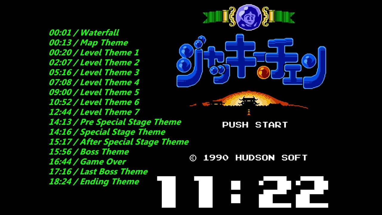 Nes Jackie Chan's Action Kung Fu Soundtrack