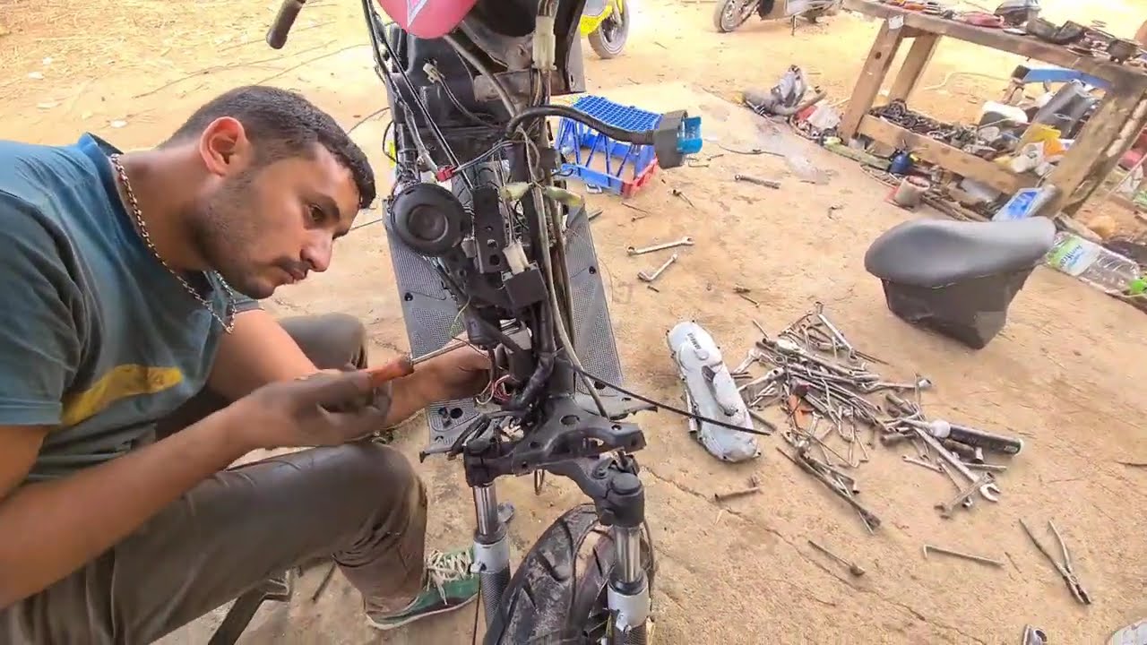 اصلاح وتجديد احطب دراجة aerox🙁  جات من الدار البيضاء  full MALOSSI 70CC 🔥 تولع وشوف للخر