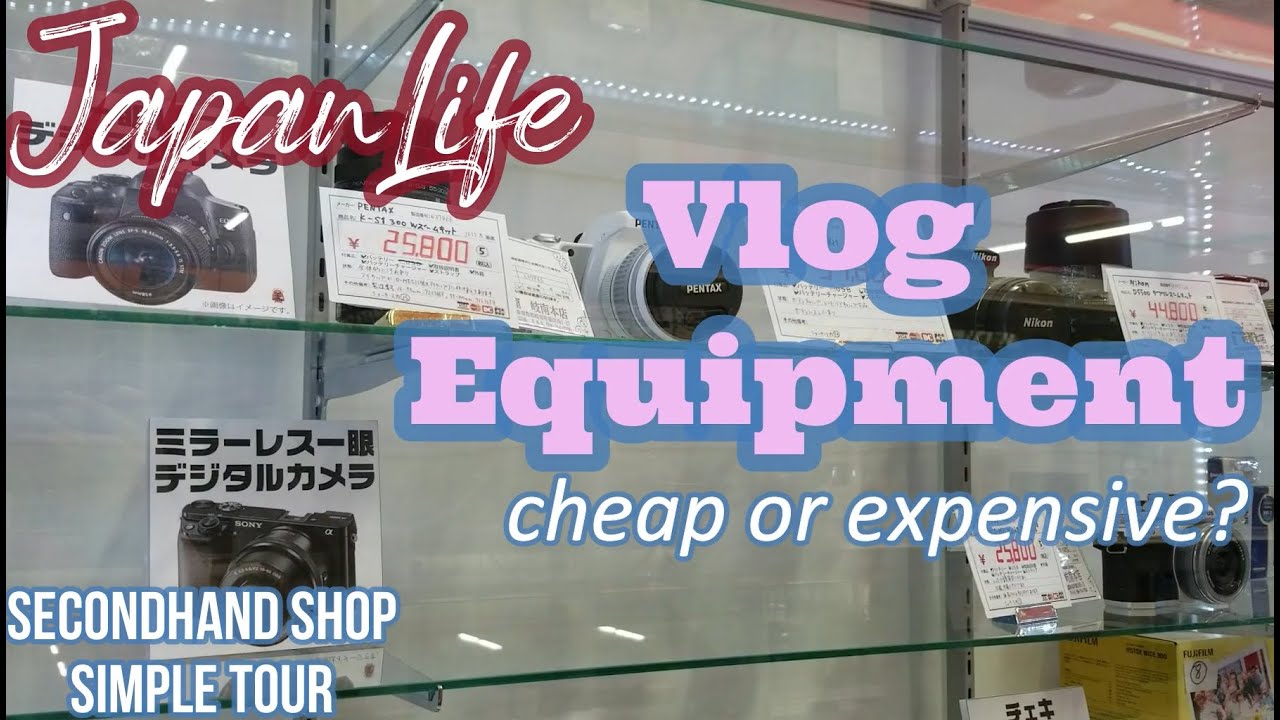 Vlog Equipment | JAPAN SURPLUS SHOP  |  Secondhand Shop in Japan | Vlog Camera