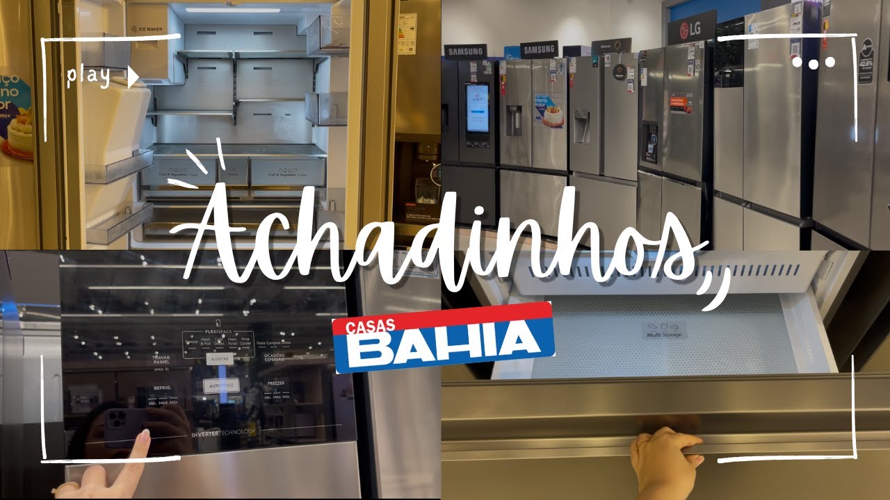 CASAS BAHIA: AS GELADEIRAS MAIS DESEJADAS QUE VÃO TRANSFORMAR SUA COZINHA! 💙❤
