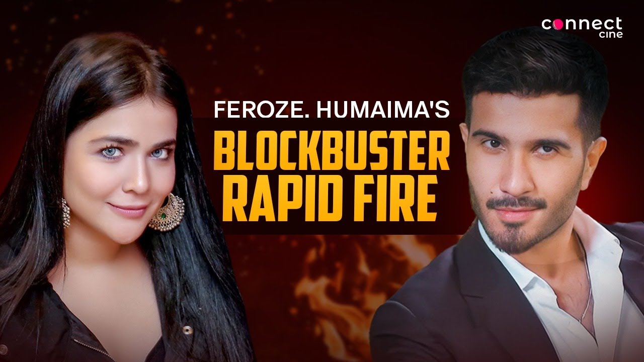 Feroze and Humaima's ENTERTAINING Rapid Fire | Faridoon Shahryar | Connect Cine