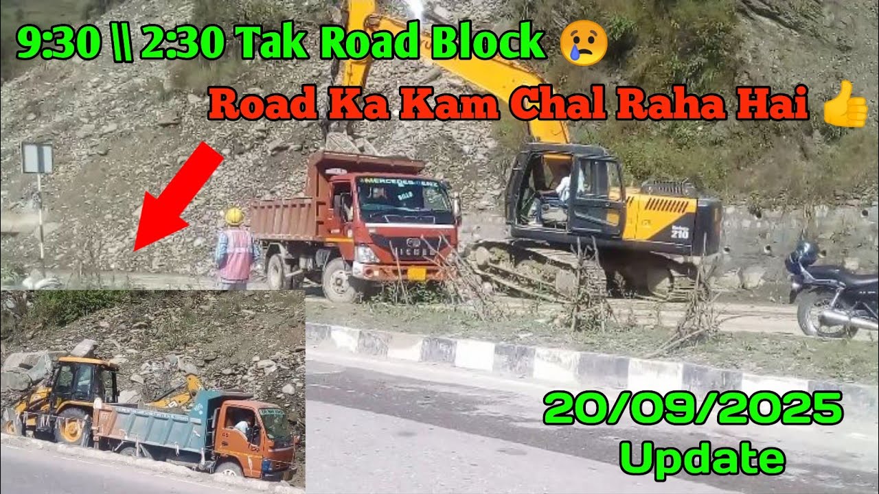 Kullu Manali Road Block 😢💔 || 20/09/2025 Update || Saleem Malik Vlogs 