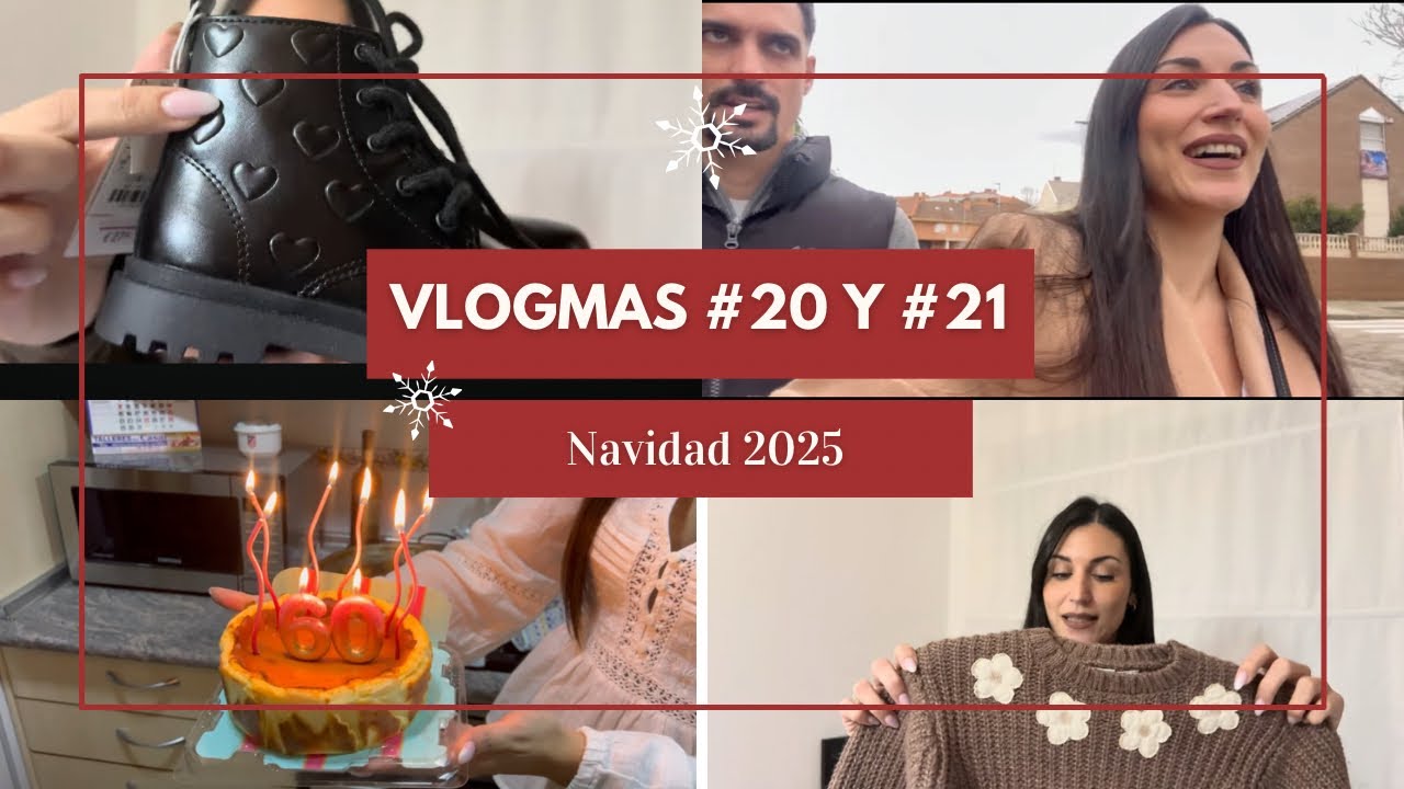 VLOGMAS #20 y #21 | Cumpleaños en Alcalá y Haul de ropa para las chicas de la casa 🤭