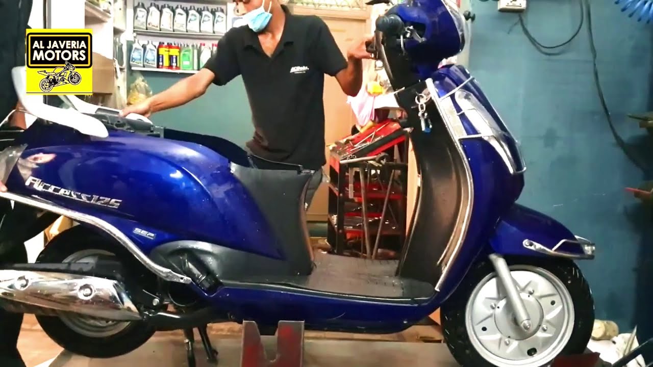 SUZUKI ACCESS 125 FULL SERVICE & Carburetor Cleaning
