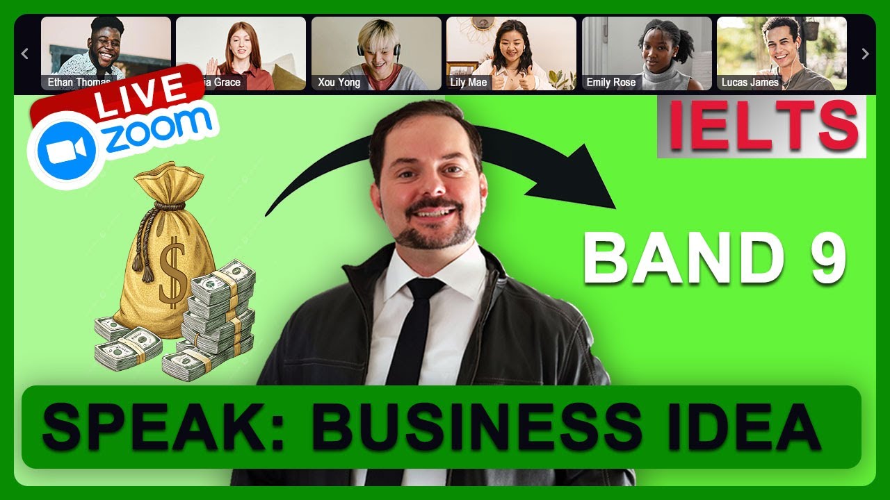 IELTS Live Class - Speaking about a Business Idea