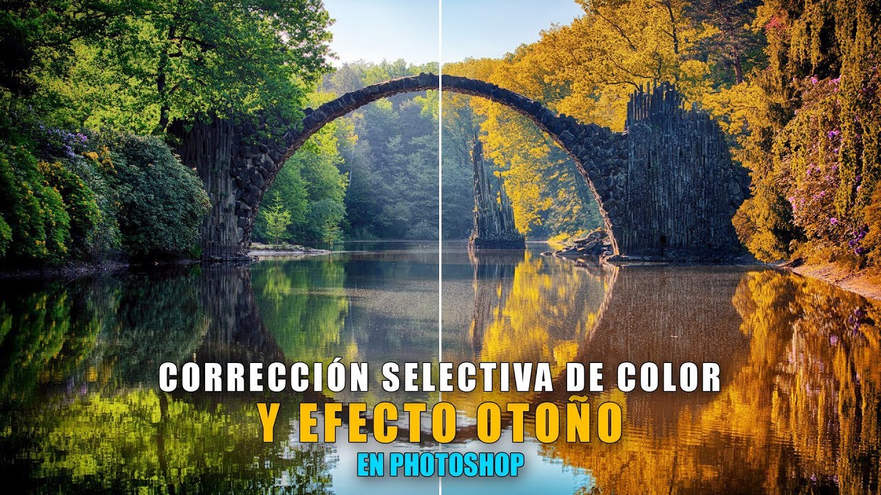 Corrección selectiva de color y efecto otoño en Photoshop