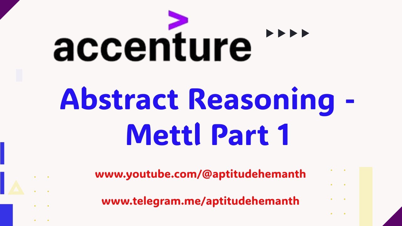 Accenture -  Abstract Reasoning -  Mettl Part 1