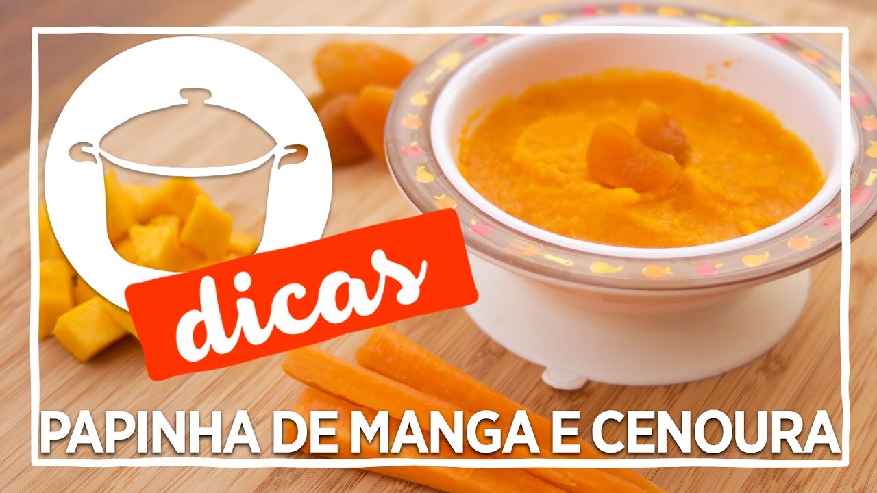 Prapapá - Papinha Sol (papinha de manga e cenoura)