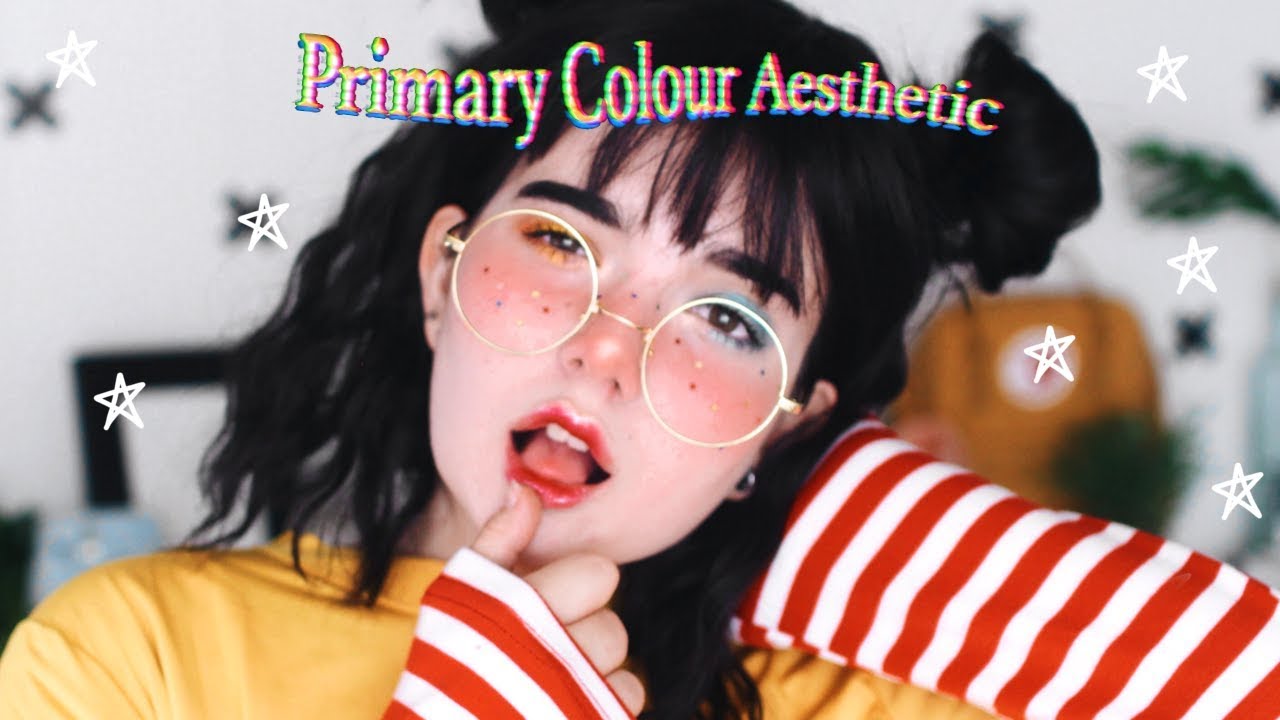 ❤️💛💙Primary Colour Aesthetic ❤️💛💙|  Makeup Tutorial