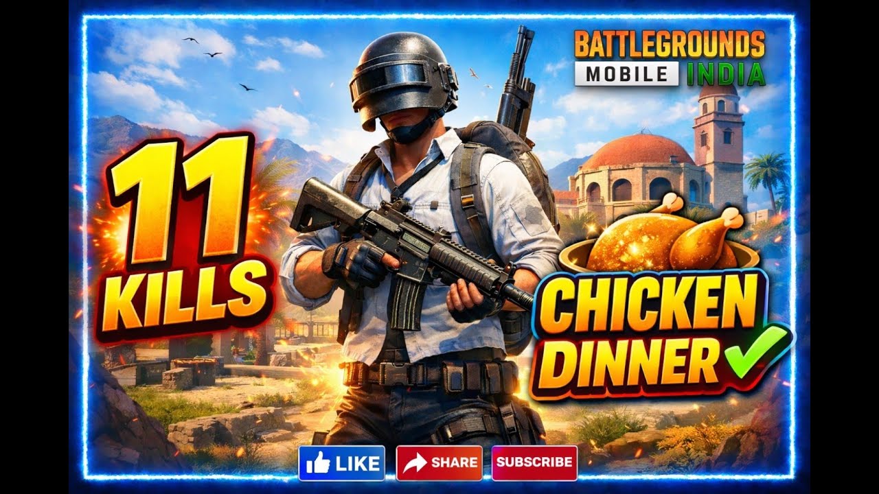 Rondo Map Domination! 11 Kills + Easy Chicken Dinner 😎🔥#kitten #trending #new #bgmi #likes #funy