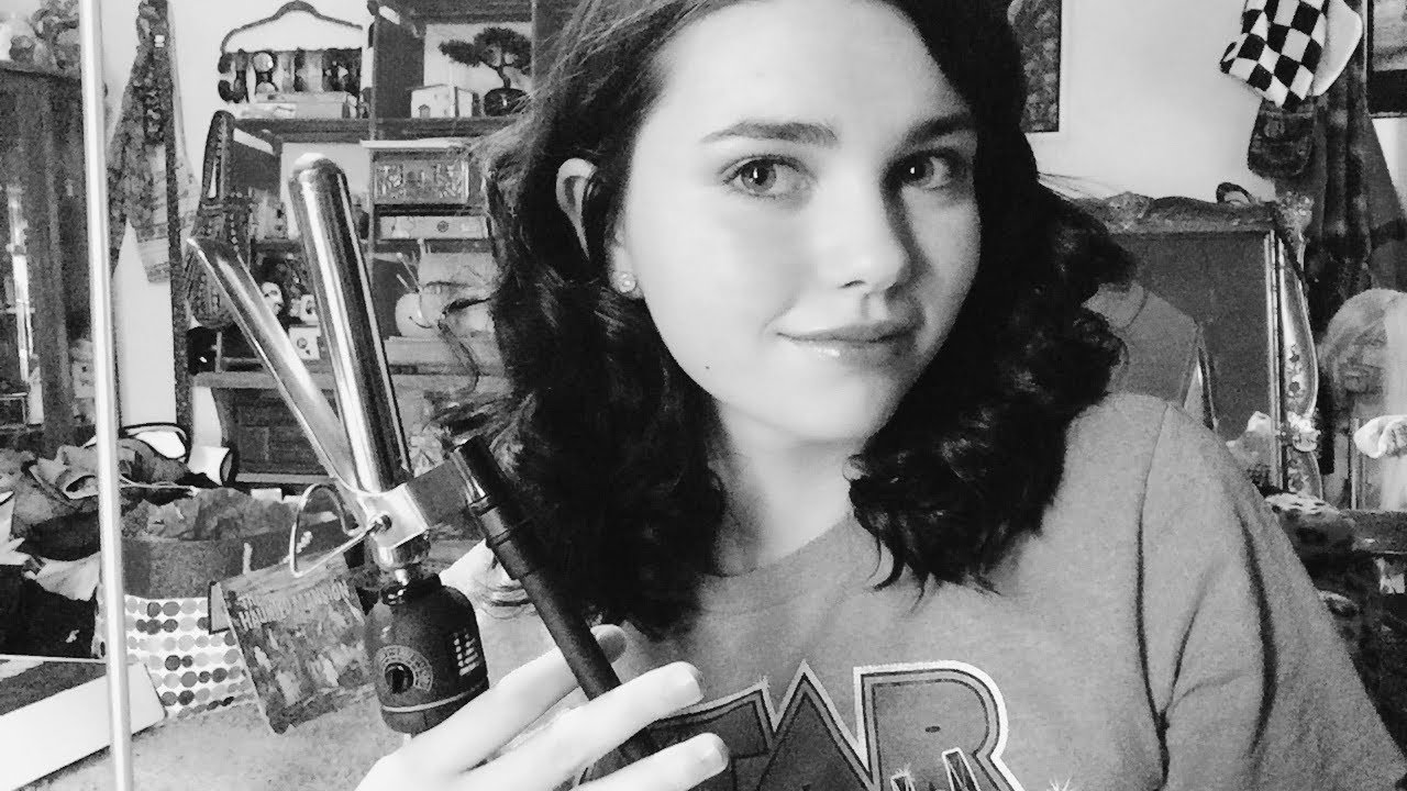 Prim ASMR Curling+Brushing+Styling My Hair {No Talking}