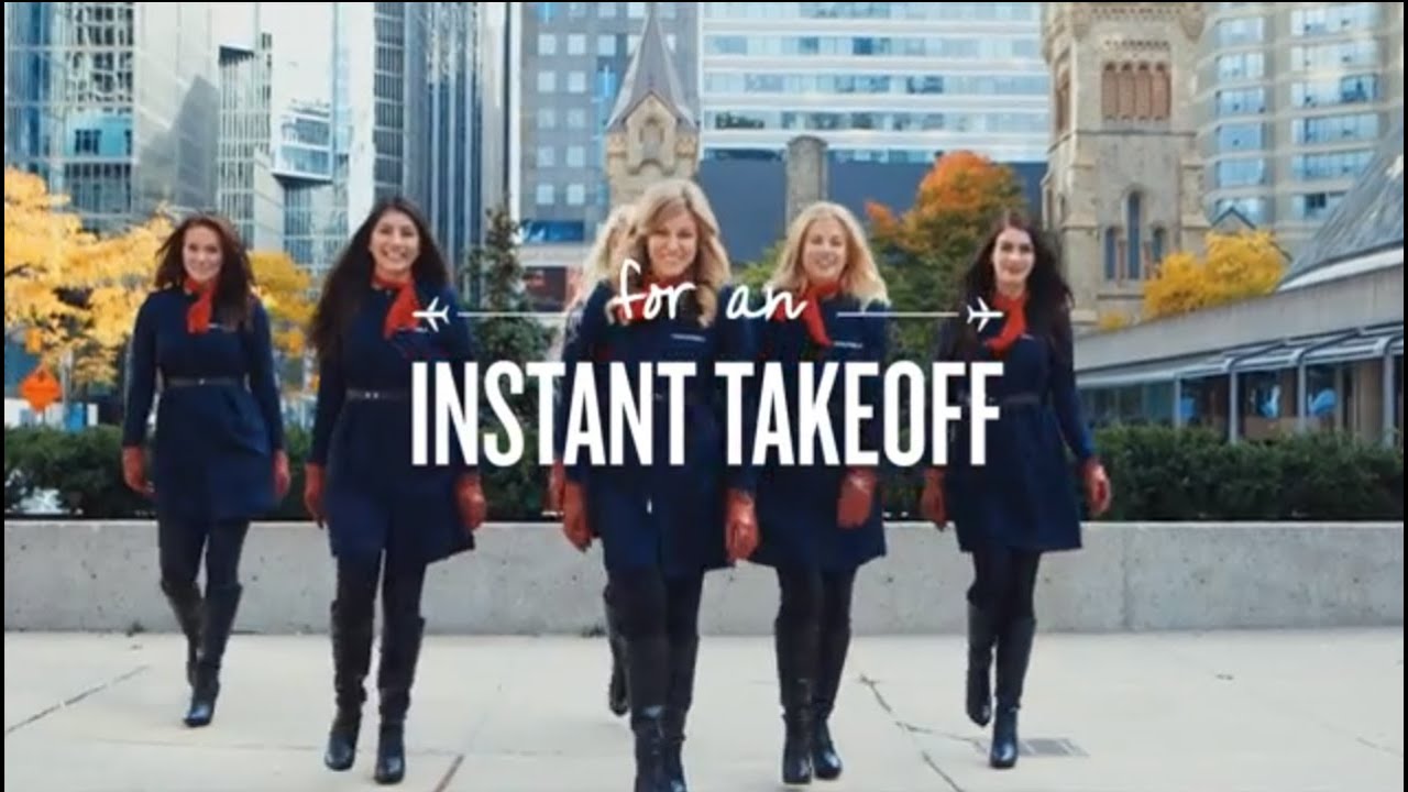 Air France's Marketing stunt in Toronto: AF351 Instant Takeoff Contest