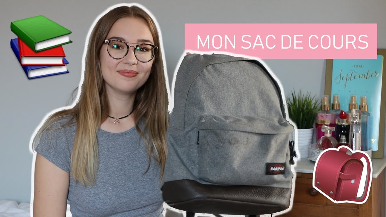 MY SCHOOL BAG │ Ce que j'emmène dans mon sac au lycée